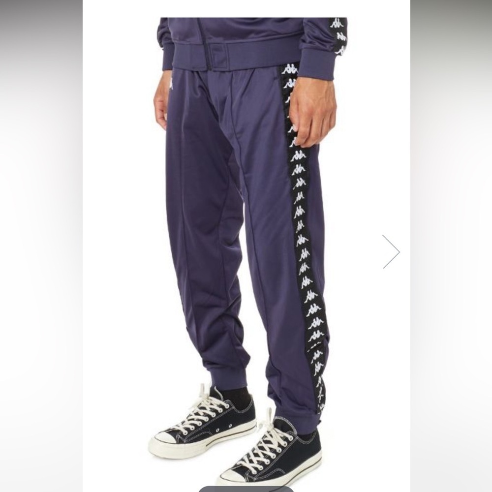 Kappa blue Joggers with Logo Tape Banda Rastoriazz EUC XXL
